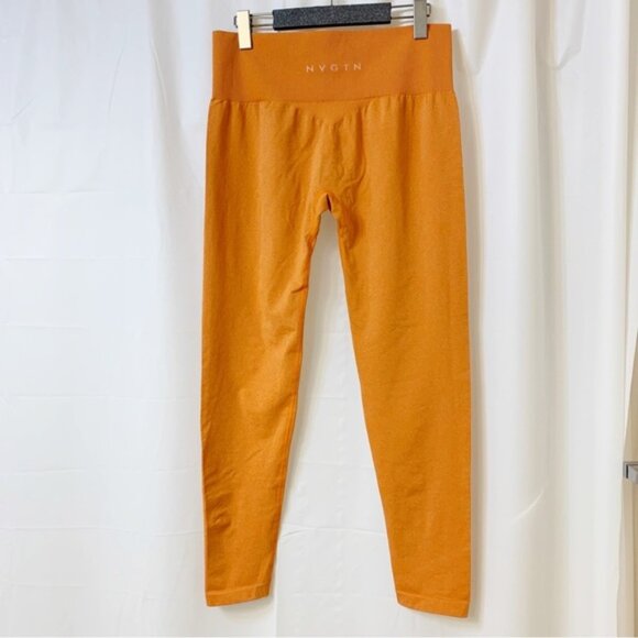 NVGTN Sunset Orange NV Seamless Leggings XL - Picture 1 of 5